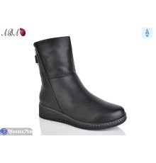 Черевики жіночі на зиму (8 пар р.37-42) чорний  "Aba"