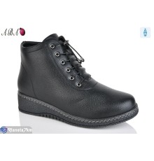 Черевики жіночі на зиму (8 пар р.36-41) чорний  "Aba"