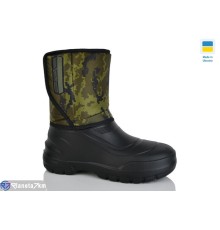 Чоловічі чоботи з піни на зиму (6 пар р.42-45) зелений  "MURMUR"