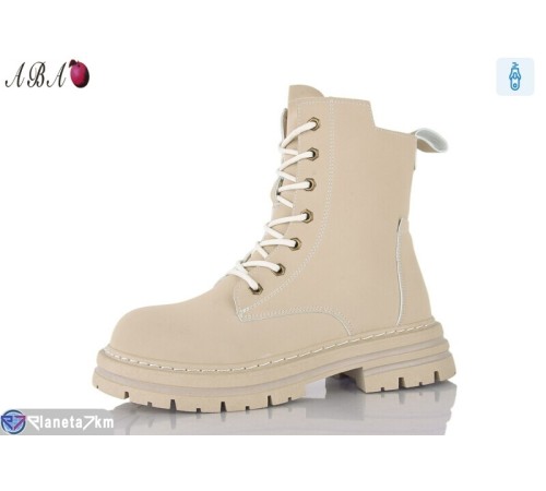 Черевики жіночі на весну/осінь (6 пар р.36-40) бежевий  "Aba"