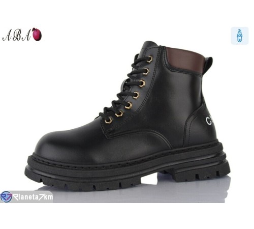 Черевики жіночі на весну/осінь (6 пар р.36-40) чорний  "Aba"