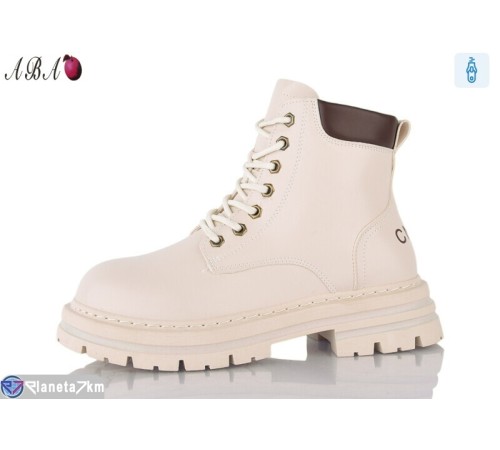 Черевики жіночі на весну/осінь (6 пар р.36-40) бежевий  "Aba"