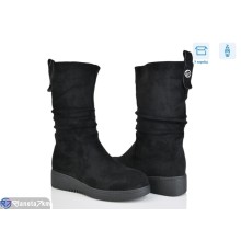 Черевики жіночі на весну/осінь (6 пар р.36-41) чорний  "Mirella"