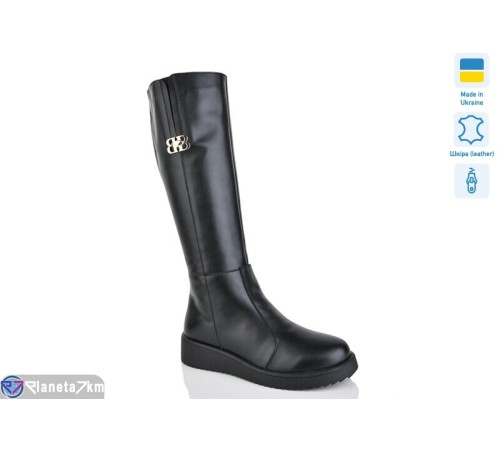 Чоботи жіночі на зиму (6 пар р.37-41) чорний  "LIKA"