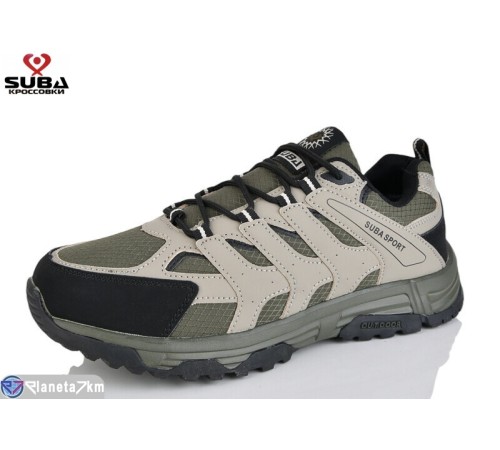 Кросівки чоловічі на весну/осінь (8 пар р.41-46) зелений  "SUBA"