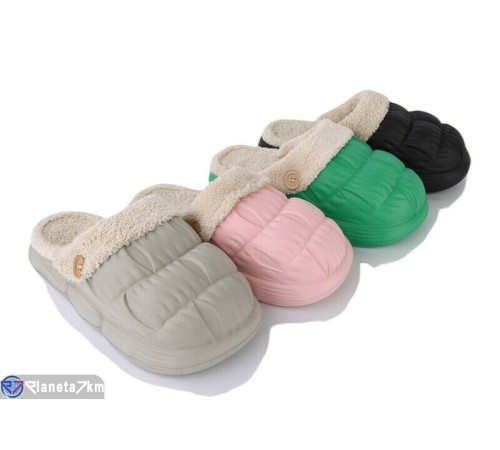 Тапки жіночі на зиму (12 пар р.36-41) мікс  "LINKA"