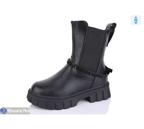 Черевики дитячі на зиму (8 пар р.32-37) чорний  "Laifakids"