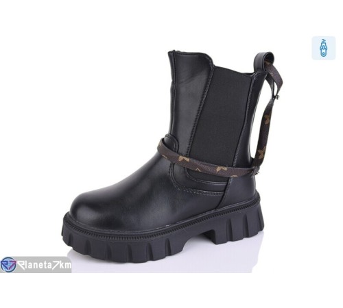 Черевики дитячі на зиму (8 пар р.32-37) чорний  "Laifakids"