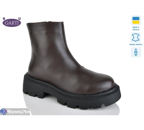 Черевики жіночі на весну/осінь (6 пар р.36-40) коричневий  "Garti"