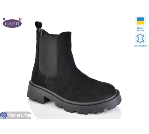 Черевики жіночі на весну/осінь (6 пар р.36-40) чорний  "Garti" Черевики жіночі на весну/осінь (6 пар р.36-40) чорний  "Garti"