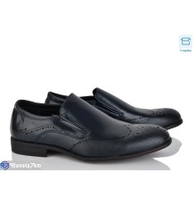 Туфлі чоловічі на весну/осінь (8 пар р.40-45) чорний  "Fuggo"