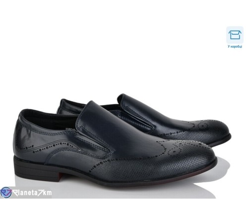 Туфлі чоловічі на весну/осінь (8 пар р.40-45) чорний  "Fuggo"