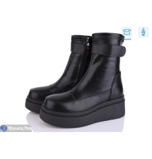 Черевики жіночі на зиму (6 пар р.36-40) чорний  "Mirella" Черевики жіночі на зиму (6 пар р.36-40) чорний  "Mirella"