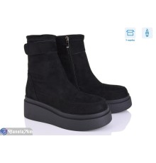 Черевики жіночі на зиму (6 пар р.36-40) чорний  "Mirella" Черевики жіночі на зиму (6 пар р.36-40) чорний  "Mirella"