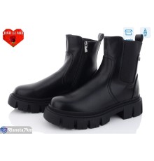 Черевики жіночі на зиму (6 пар р.36-41) чорний  "Jiao Li Mei"