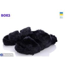 Тапки жіночі на весну/осінь (12 пар р.36-41) чорний  "Roks"