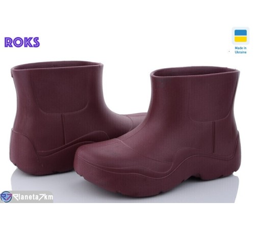 Чоботи жіночі на весну/осінь (8 пар р.37-41) бордовий  "Roks" Чоботи жіночі на весну/осінь (8 пар р.37-41) бордовий  "Roks"