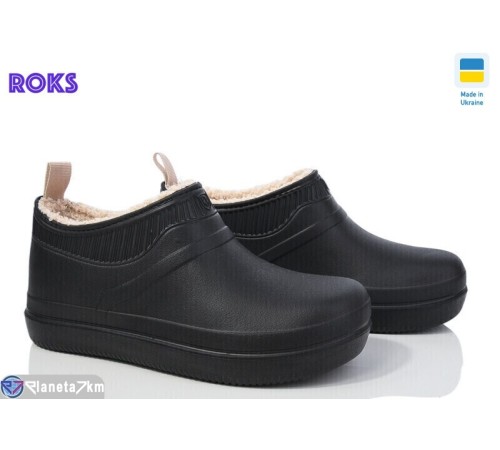 Калоші жіночі на весну/осінь (8 пар р.37-41) чорний  "Roks" Калоші жіночі на весну/осінь (8 пар р.37-41) чорний  "Roks"