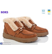 Черевики жіночі на зиму (6 пар р.37-41) рудий  "Roks"