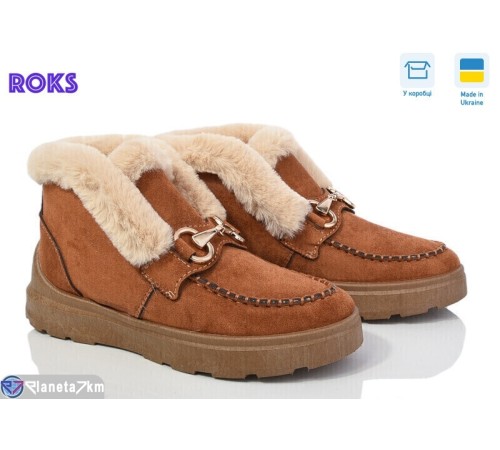 Черевики жіночі на зиму (6 пар р.37-41) рудий  "Roks"