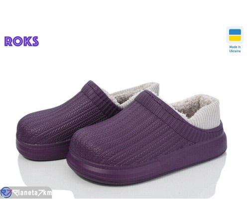 Калоші дитячі на весну/осінь (8 пар р.25-36) фіолетовий  "Roks"
