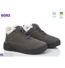 Черевики жіночі на зиму (6 пар р.37-41) сірий  "Roks"