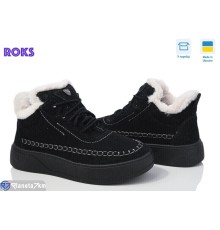 Черевики жіночі на зиму (6 пар р.37-41) чорний  "Roks"