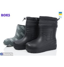 Жіночі чоботи з піни на весну/осінь (8 пар р.37-41) чорний  "Roks"