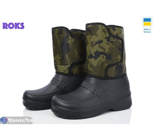 Чоловічі чоботи з піни на зиму (8 пар р.41-44) чорний  "Roks"