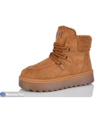 Черевики жіночі на зиму (8 пар р.36-41) camel  "Fudian"