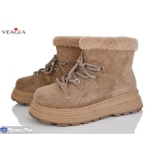 Черевики жіночі на зиму (8 пар р.36-41) бежевий  "Veagia-ADA"