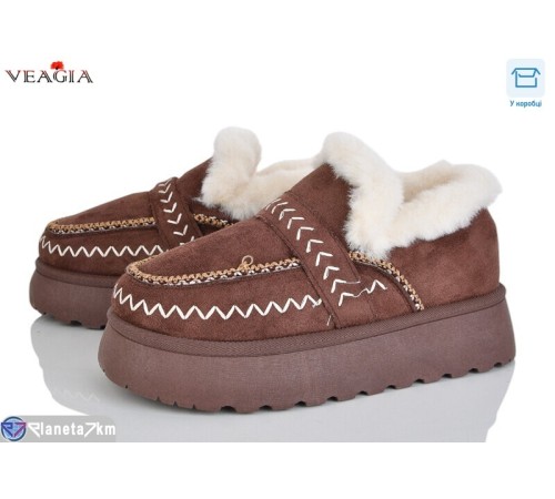 Уггі жіночі на зиму (8 пар р.36-41) коричневий  "Veagia-ADA"