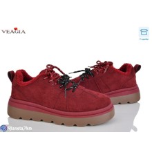 Кросівки жіночі на зиму (8 пар р.36-41) бордовий  "Veagia-ADA"