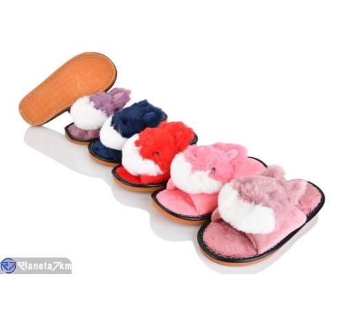 Тапки жіночі на весну/осінь (6 пар р.36-41) мікс  "Ladmir"