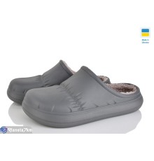 Жіночі сабо на зиму (6 пар р.36-41) сірий  "Ladmir"