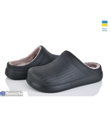 Жіночі сабо на зиму (6 пар р.36-41) чорний  "Ladmir"