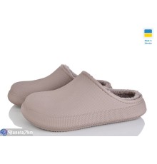 Жіночі сабо на зиму (6 пар р.36-41) коричневий  "Ladmir"