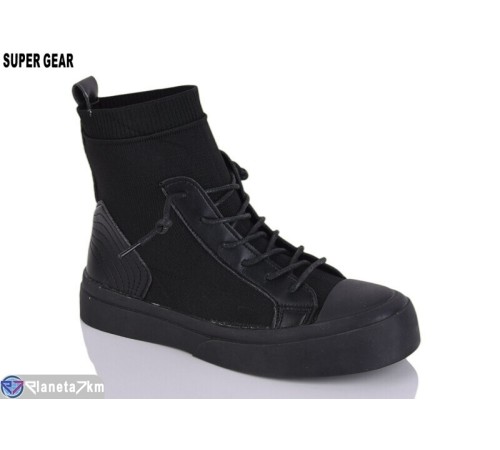 Черевики дитячі на весну/осінь (6 пар р.31-36) чорний  "Super Gear"