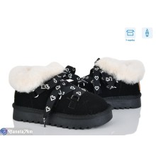 Дитячі Уггі на зиму (8 пар р.32-37) чорний  "Kamila"