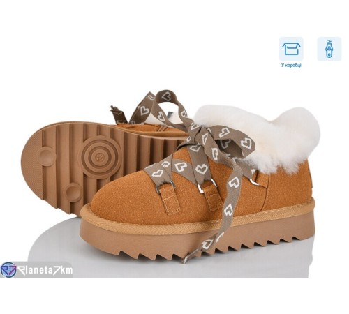 Дитячі Уггі на зиму (8 пар р.32-37) camel  "Kamila"