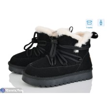 Дитячі Уггі на зиму (8 пар р.32-37) чорний  "Kamila"