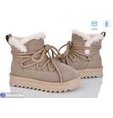 Дитячі Уггі на зиму (8 пар р.32-37) коричневий  "Kamila"