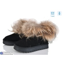 Дитячі Уггі на зиму (8 пар р.32-37) чорний  "Kamila"