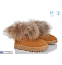 Дитячі Уггі на зиму (8 пар р.32-37) camel  "Kamila"