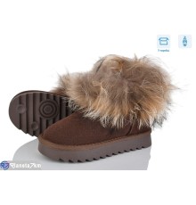 Дитячі Уггі на зиму (8 пар р.32-37) коричневий  "Kamila"