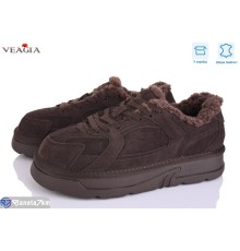 Кросівки жіночі на зиму (8 пар р.36-41) коричневий  "Veagia-ADA"
