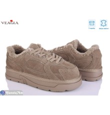 Кросівки жіночі на зиму (8 пар р.36-41) коричневий  "Veagia-ADA"