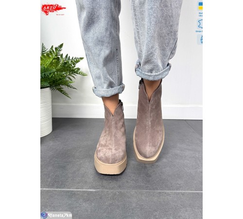 Черевики жіночі на весну/осінь (8 пар р.36-41) коричневий  "ARTO"