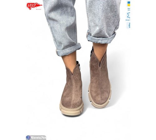 Черевики жіночі на весну/осінь (6 пар р.36-40) коричневий  "ARTO"