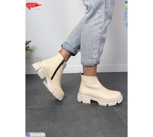 Черевики жіночі на весну/осінь (6 пар р.36-40) бежевий  "ARTO"